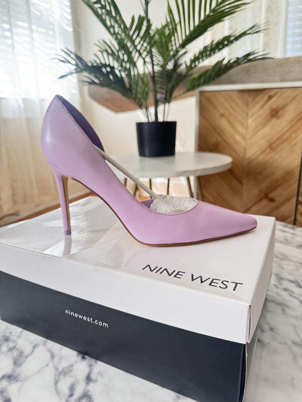 Nine West Lavender Pointed-Toe Stiletto Pump